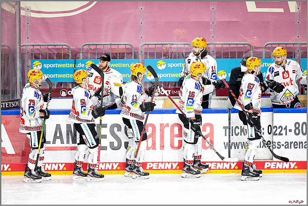 PENNY DEL;  Koelner Haie - Fischtown Pinguins Bremerhaven; Koeln, 12.02.2021